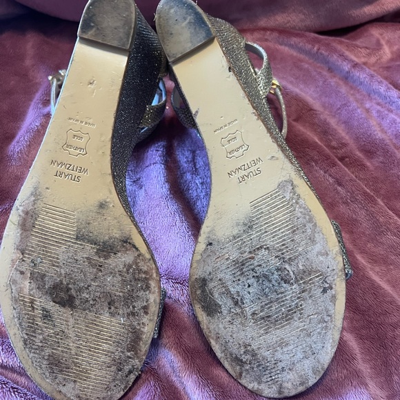 STUART WEITZMAN
Animal Print Glitter Accents Gladiator Sandals - Picture 4 of 6